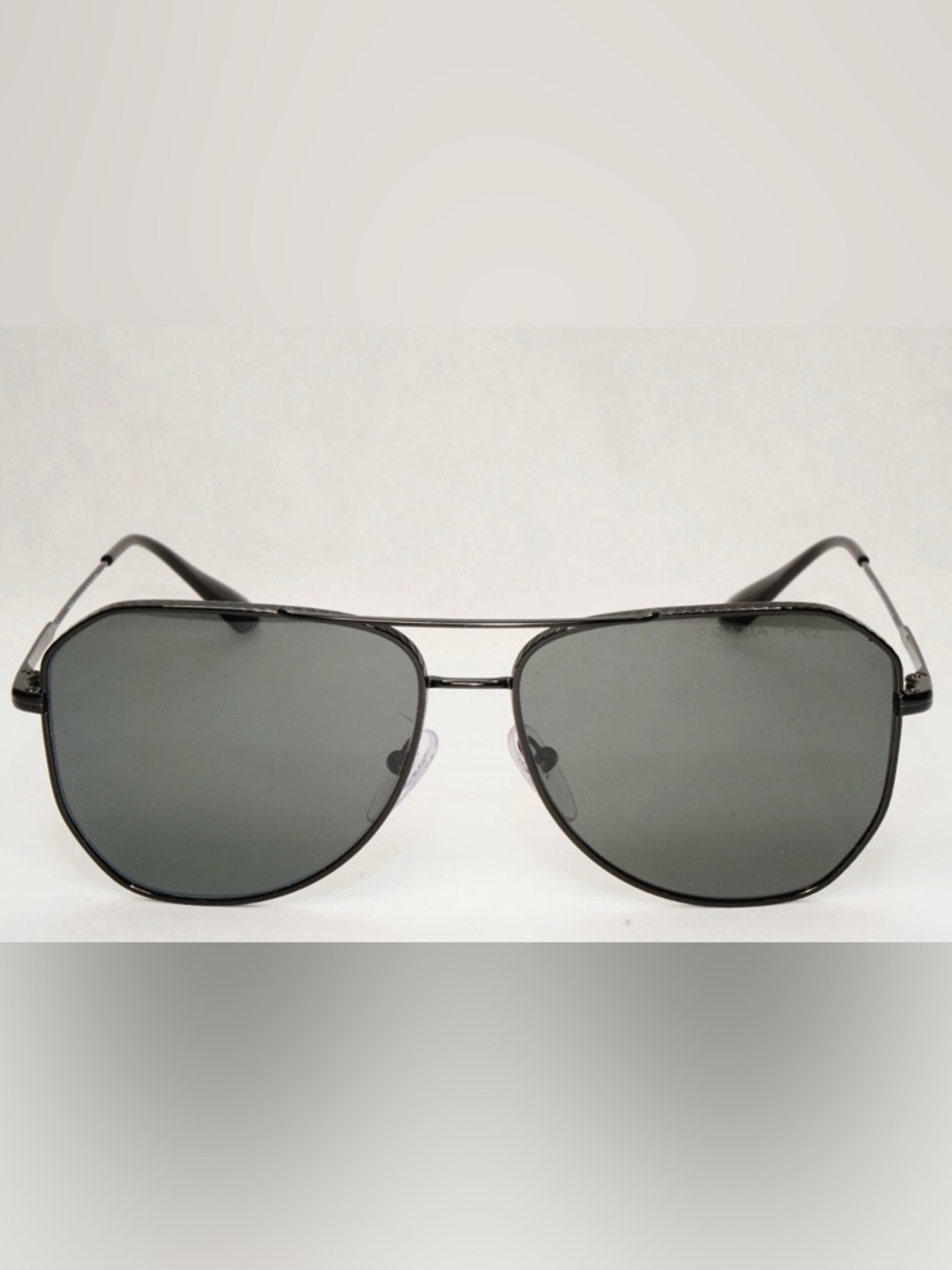 Prada Unique Irregular Aviator Black Sunglasses ⭐️Sold Out⭐️ - Picture 2 of 7